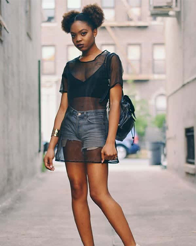 How to wear sheer tops?