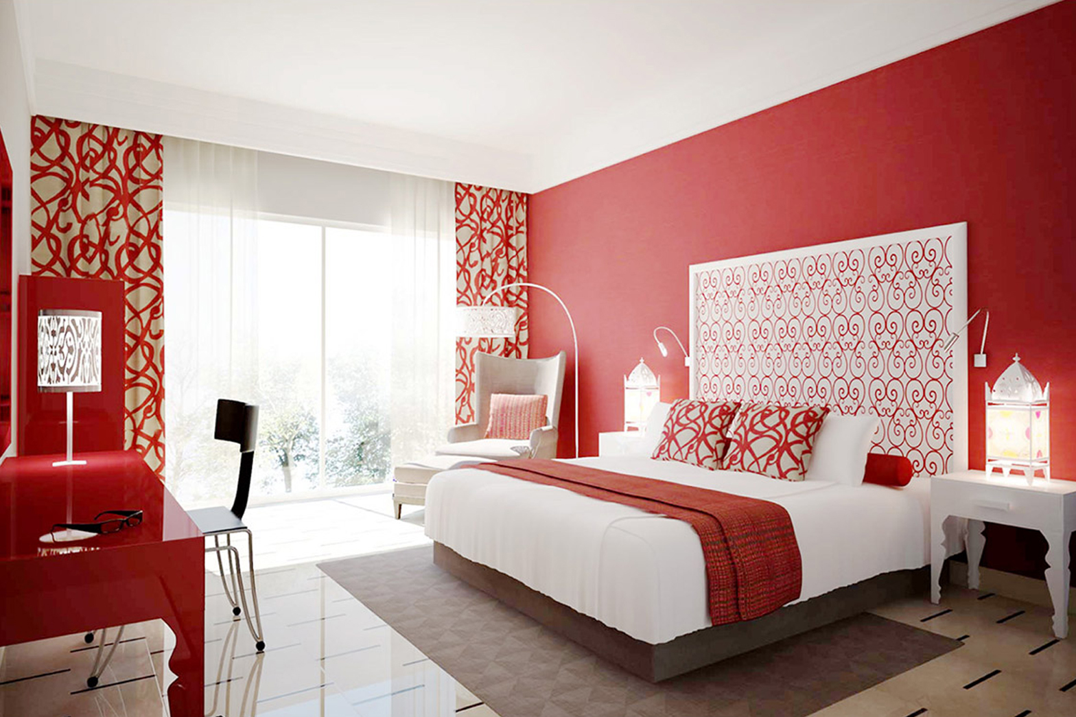 Passion Palette 10 Mesmerizing Red Bedroom Designs to Ignite the Romance in Your Life