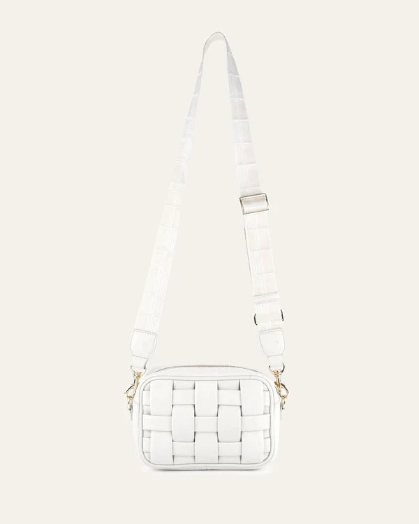 Scarlett Cross Body Bag Off White Leather