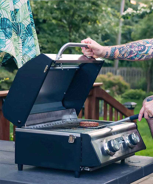 🔥 Monument Grills 2-Burner Portable Tabletop Gas Grill