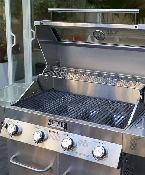 🔥 Monument Grills 35633 Stainless Steel 4-Burner Gas Grill