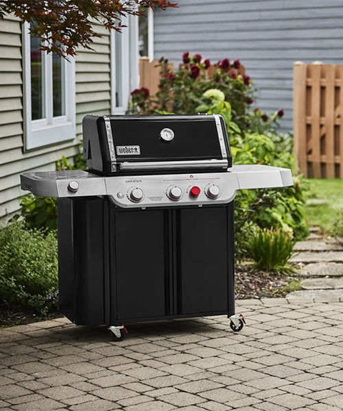 Weber Genesis E-335 Gas Grill with Sear Zone & Side Burner