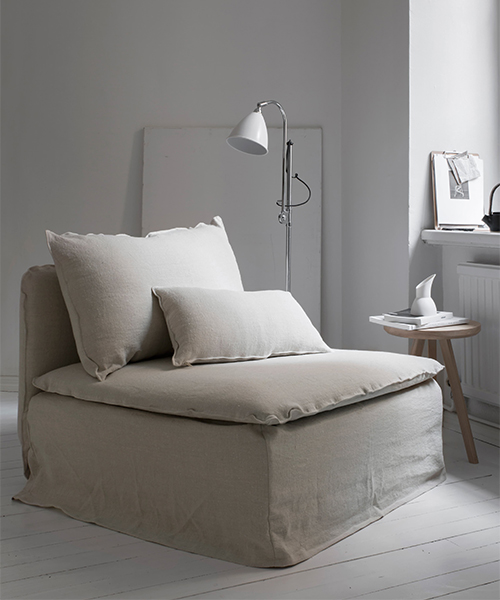 2. Rosendal Pure Washed Linen Cover — Söderhamn and Kivik Series