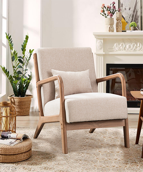 3. Sand & Stable — Hertford Upholstered Accent Chair