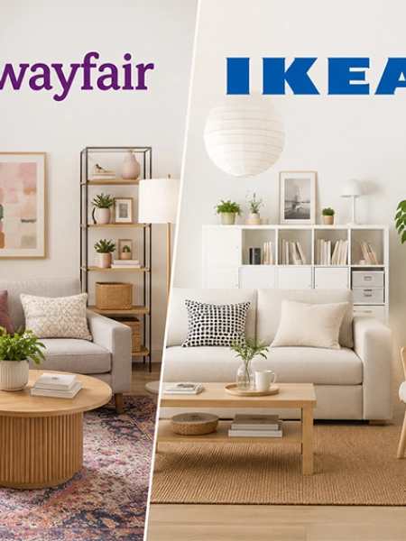 Wayfair vs IKEA vs Lulu & Georgia